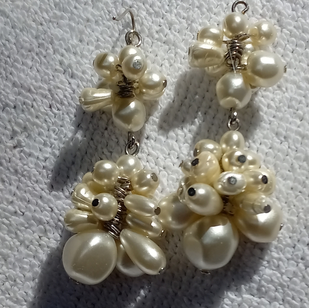 Pearl Imitation Earrings